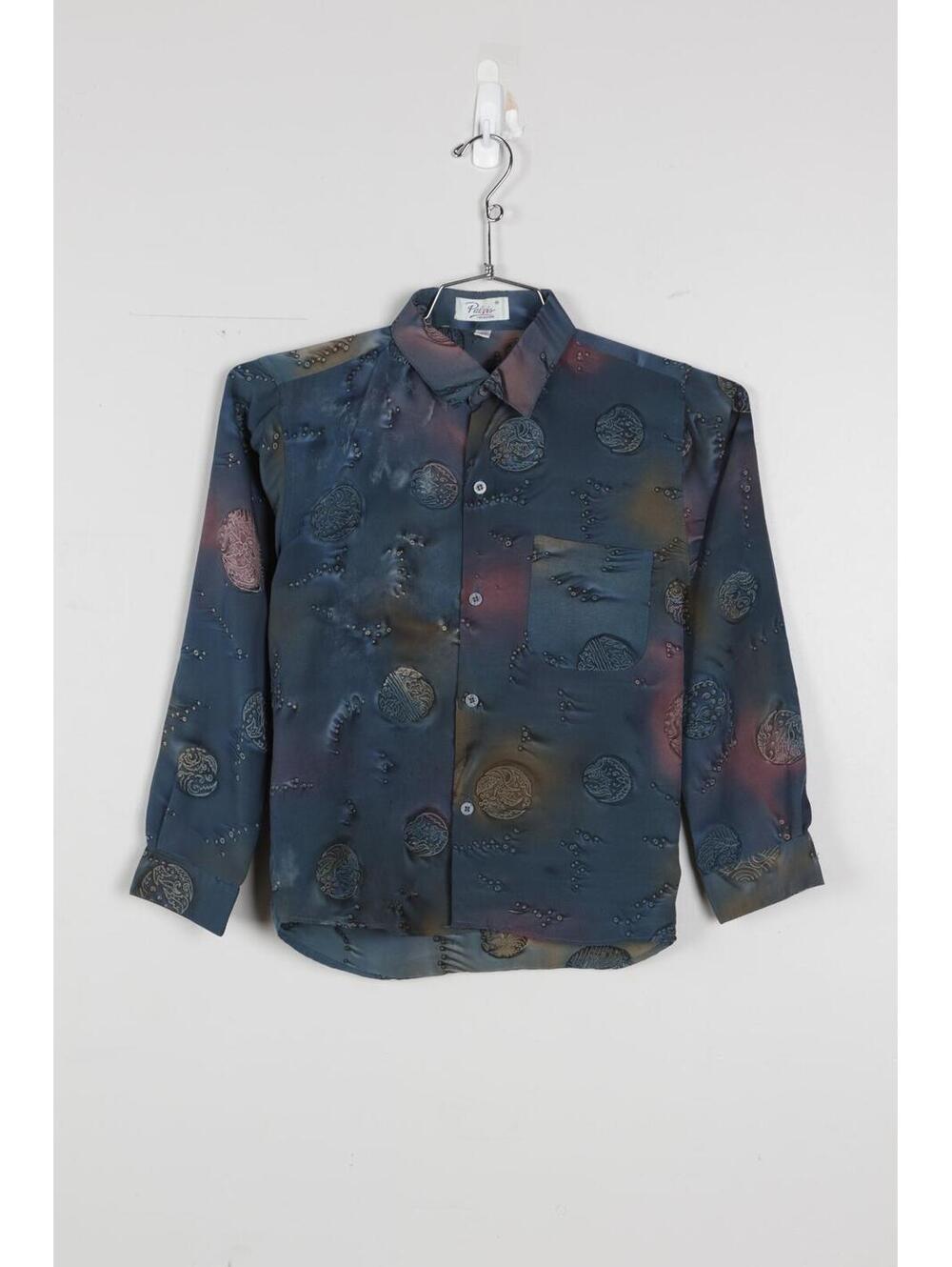 00's Palvis Creazioni Paisley Long Sleeve Button-Up